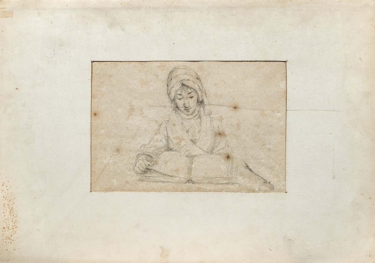 Italian Artist (18th-19th Century) - Study For A Writer.