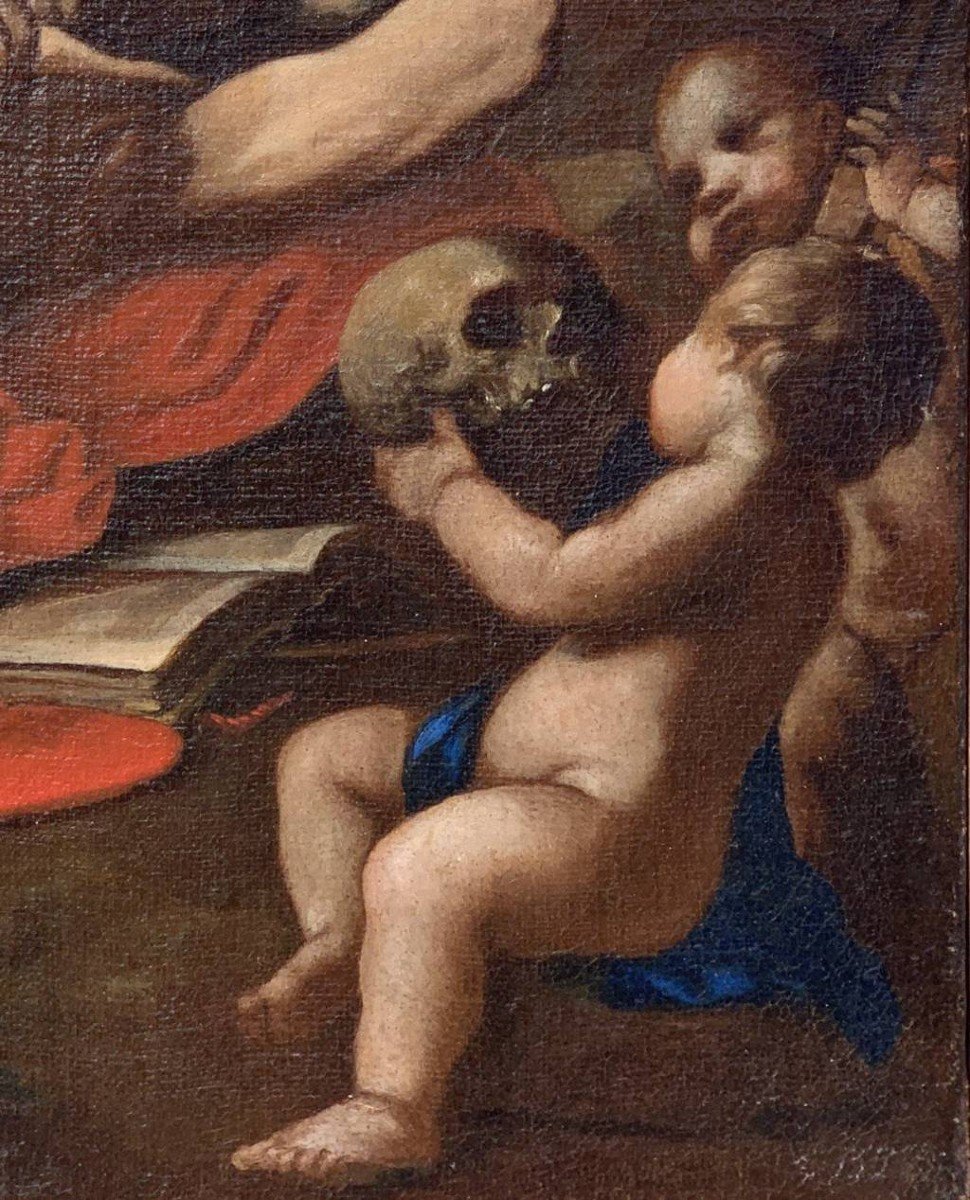 Giovanni Francesco Barbieri, Known As Guercino, Workshop Of - San Girolamo - XVII-photo-1