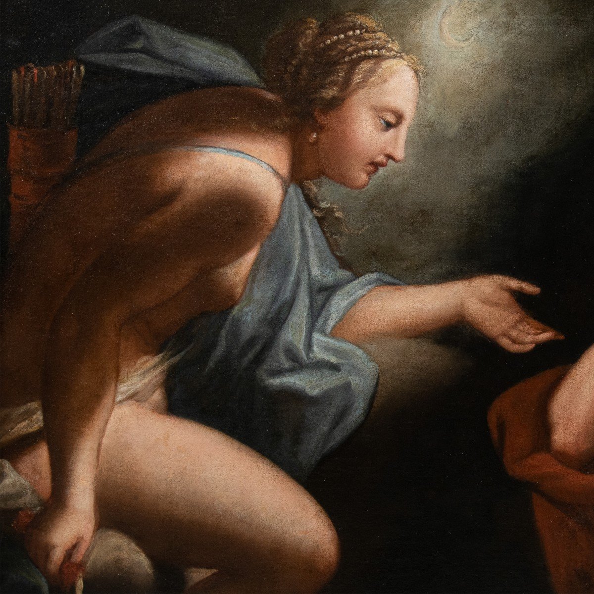 Antonio Bellucci (venice 1654 - Soligo 1726) - Diana And Endymion.-photo-2