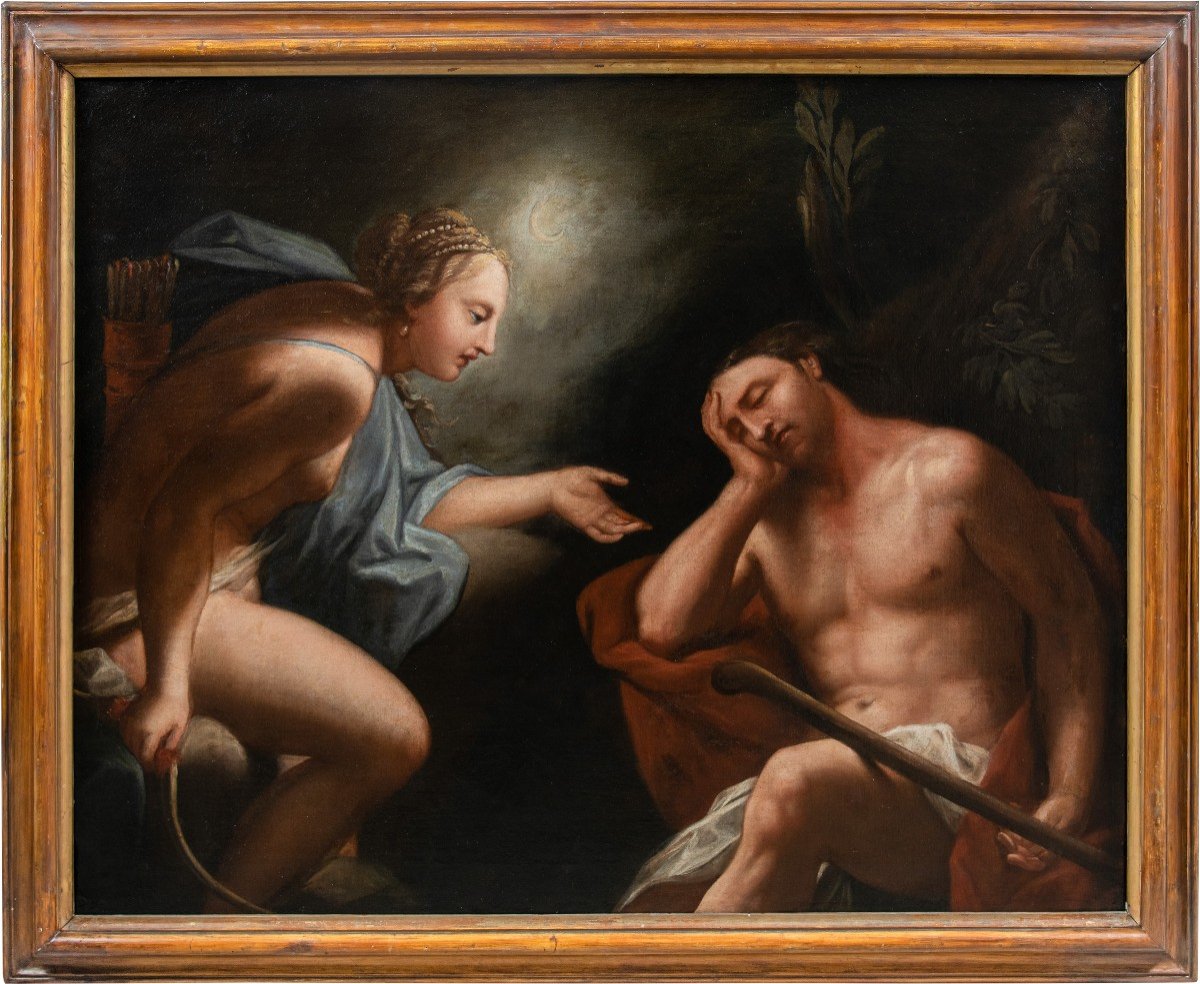 Antonio Bellucci (venice 1654 - Soligo 1726) - Diana And Endymion.