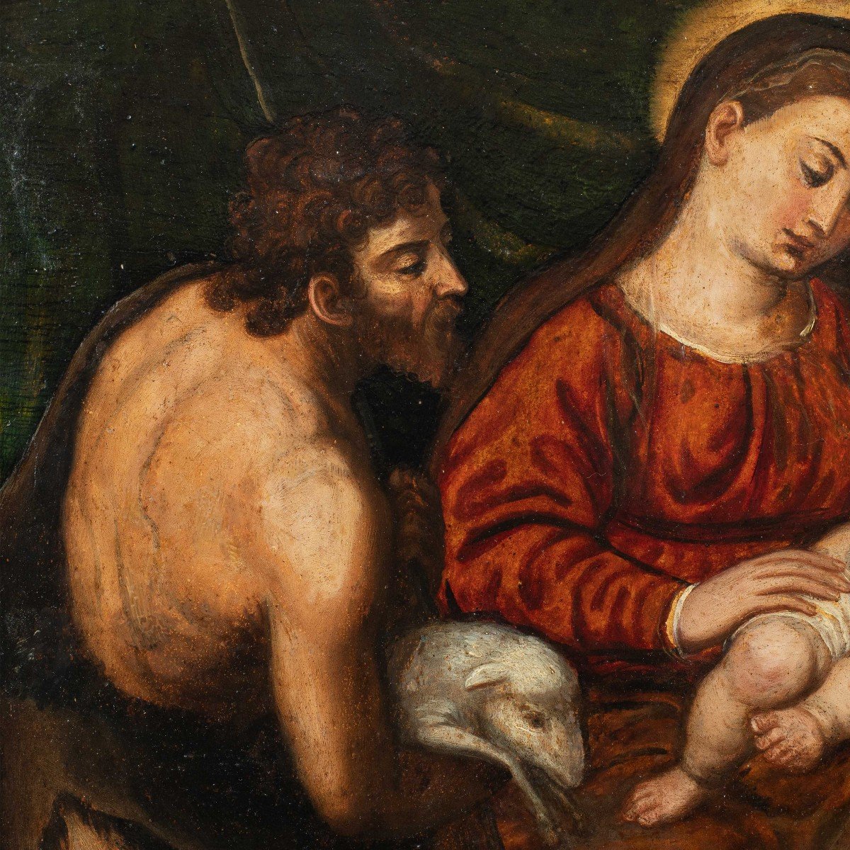 Polidoro Da Lanciano (lanciano Ca. 1515 - Venice 1565) Workshop Of - Madonna And Child-photo-3