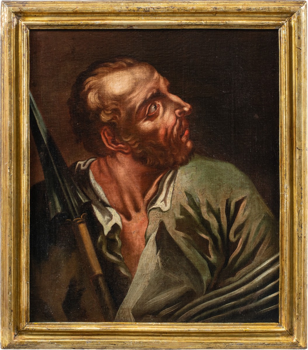 Cercle De Giambattista Piazzetta (venise 1683 - Venise 1754) - San Tommaso.