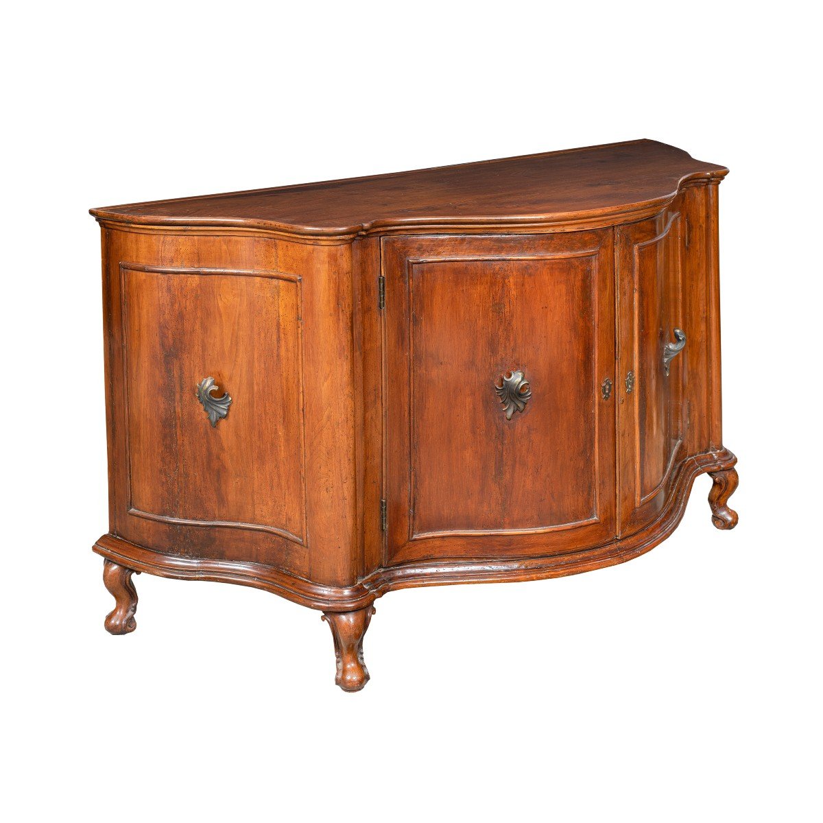 Solid Walnut Sideboard. Venice, 18th Century.-photo-2