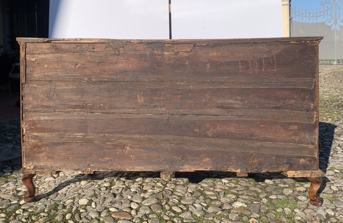 Solid Walnut Sideboard. Venice, 18th Century.-photo-2