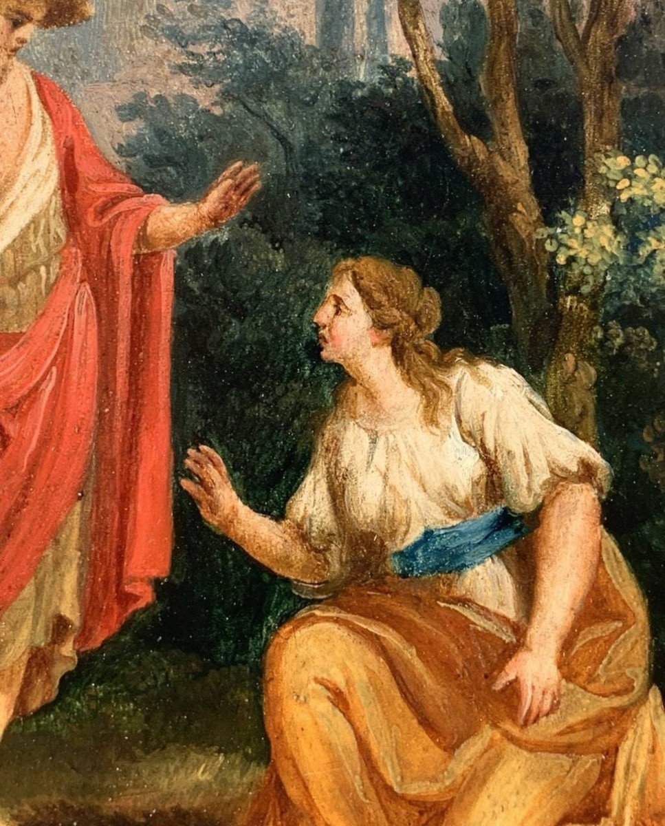 Peintre Italien (xviiie Siècle) - Noli Me Tangere.-photo-1