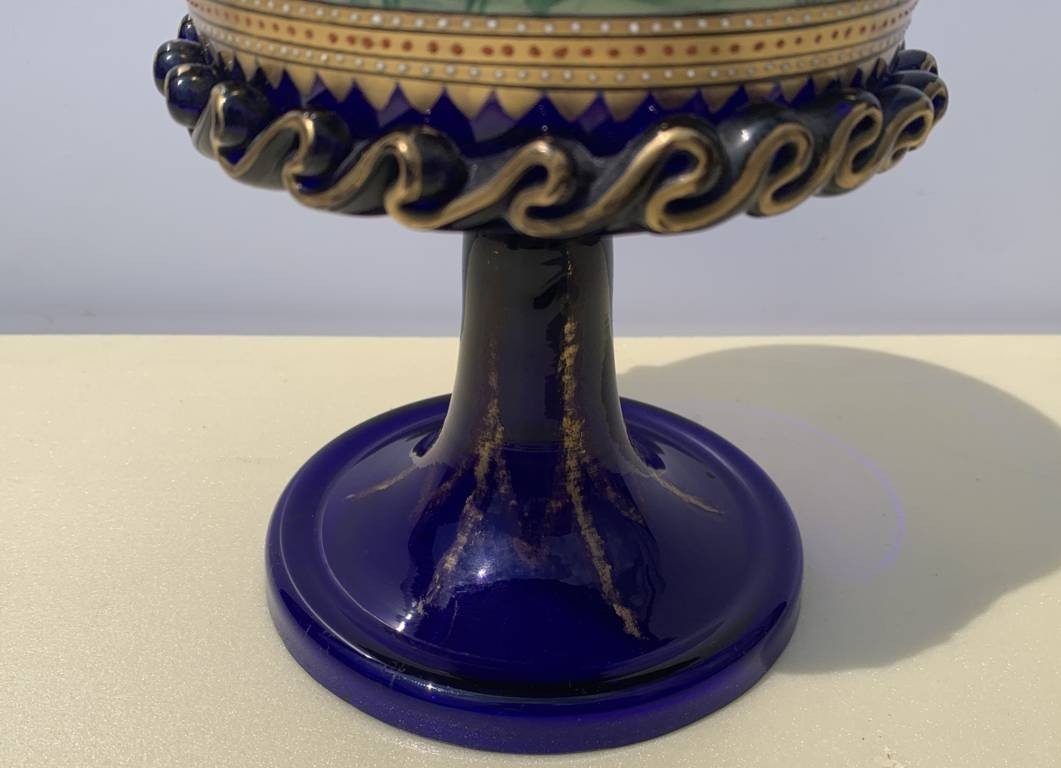 Murano Blown Glass Cup - Barovier & Toso Manufacture. Murano, Late 19th Century.-photo-4