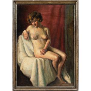 Peintre Français (début XXème Siècle) - Nu Féminin.