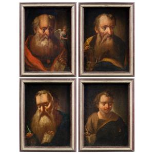 Italian Painter (18th Century) - Four Evangelists.