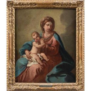 Venetian Painter (18th Century) - Madonna With Child.