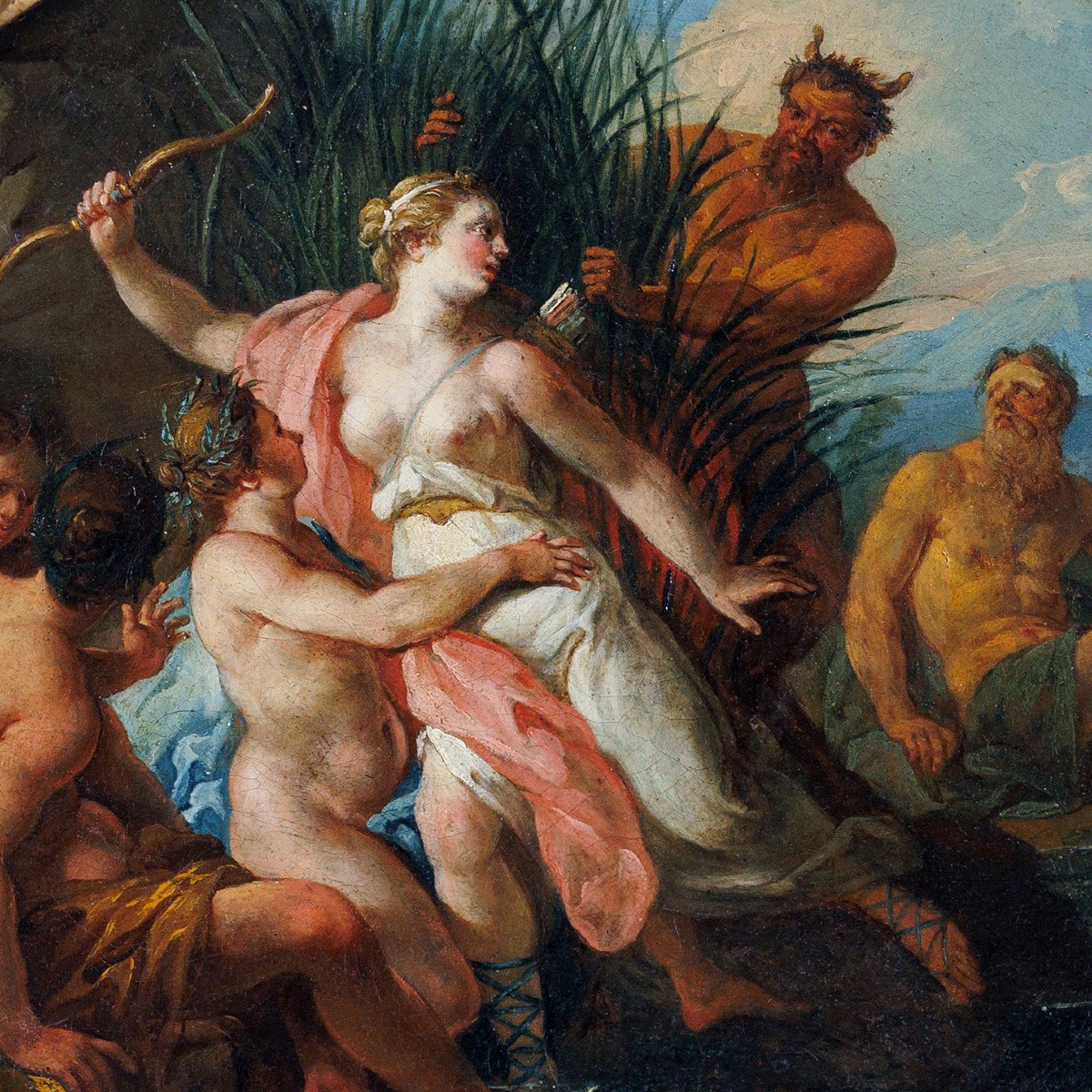 Van Loo, Attr. To, Artemis Pursued By Alpheus-photo-2