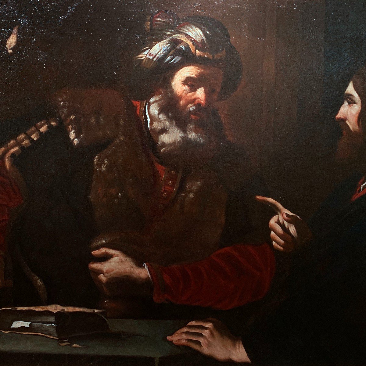 Gennari, Attributed To, Jesus And Nicodemus