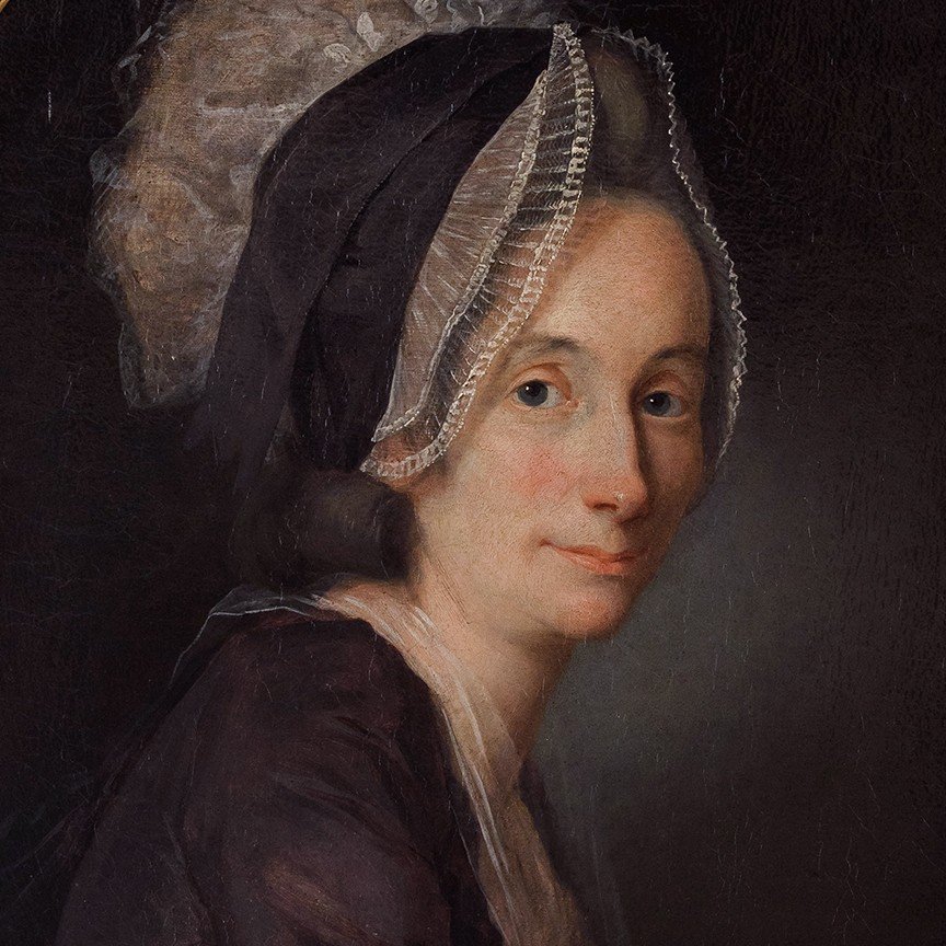 Delapierre, Portrait Of A Woman With A Cornette