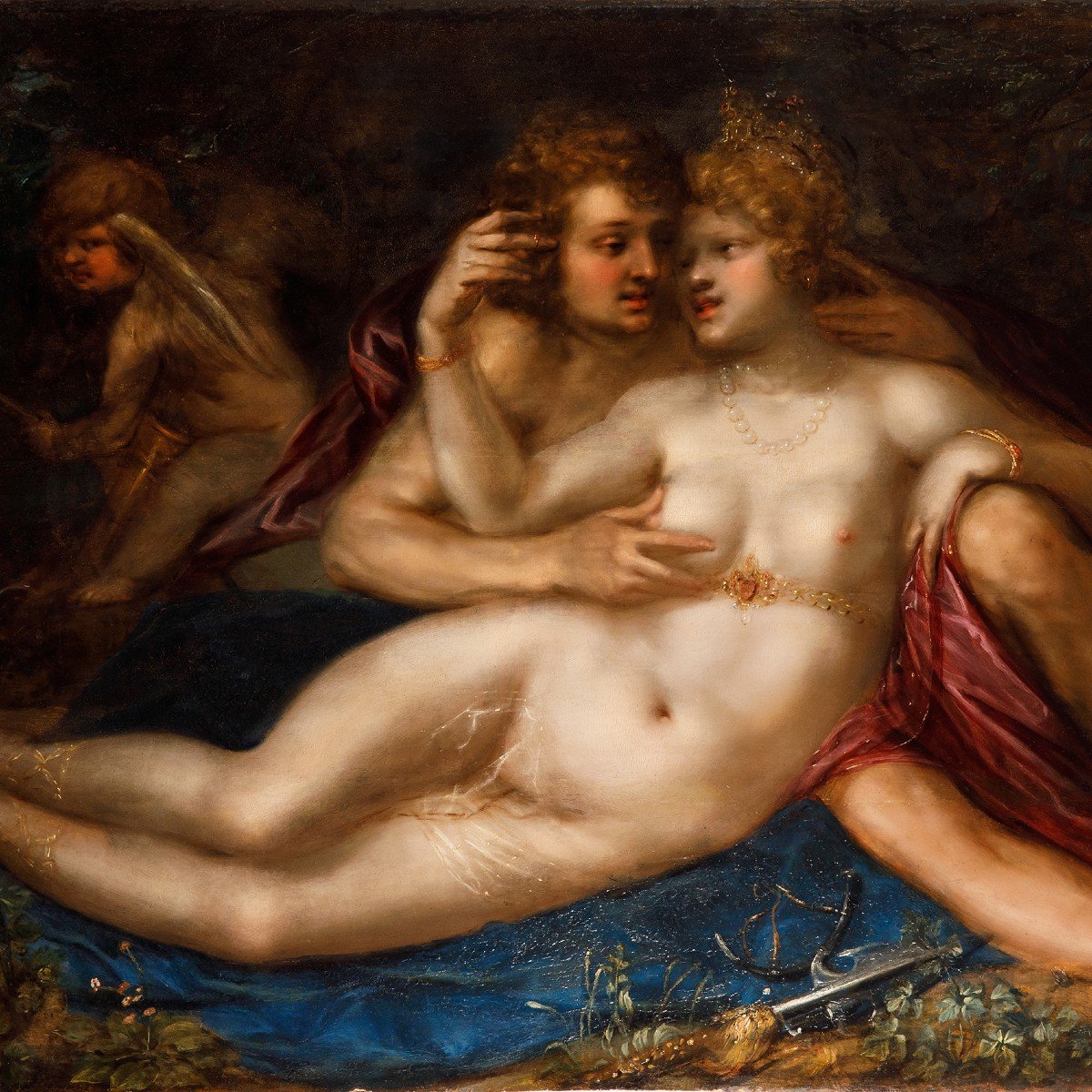 Frans Badens, Venus And Adonis