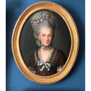 Ulrika Pasch Attr. To, Portrait Of A Lady