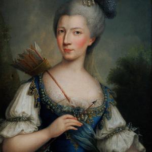 Panealbo Attr. To, Portrait Of Maria Theresa Of Savoy