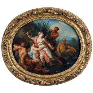 Van Loo, Attribué A, Artémis Poursuit Par Alphée