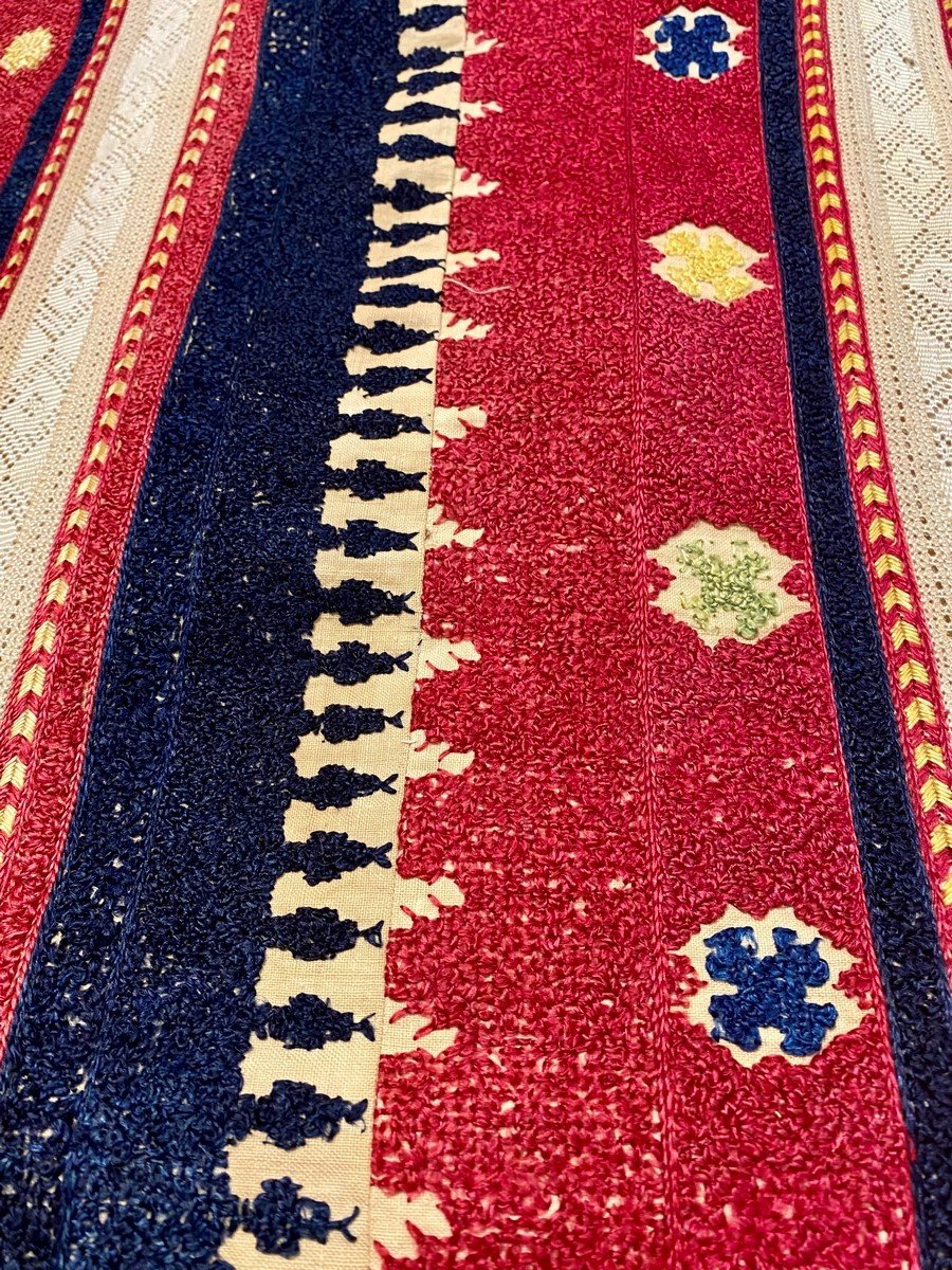 Rare Sale Embroidery - Morocco Circa 1880-1920-photo-3