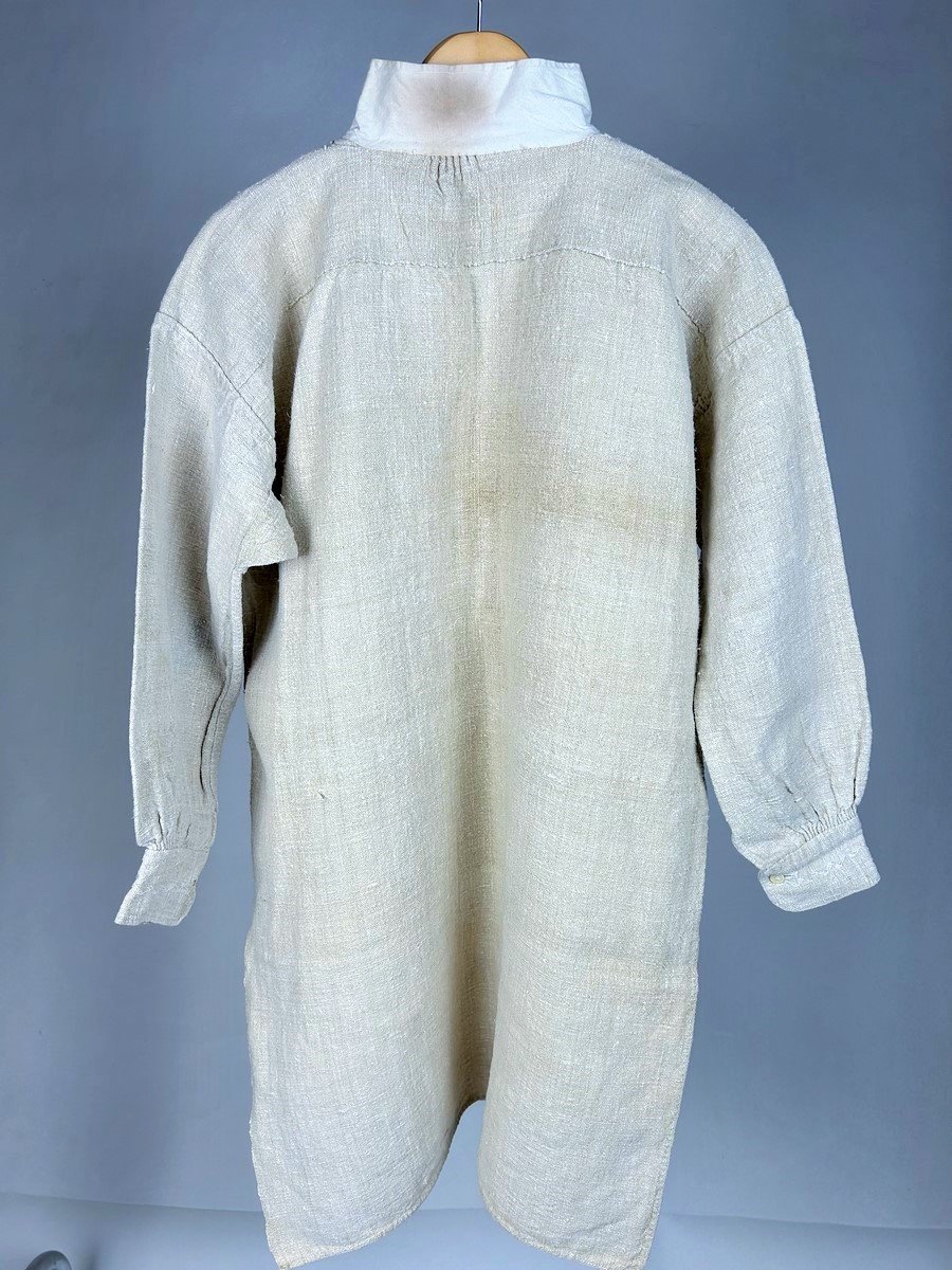 Hemp Shirt - France 19th Century-photo-3