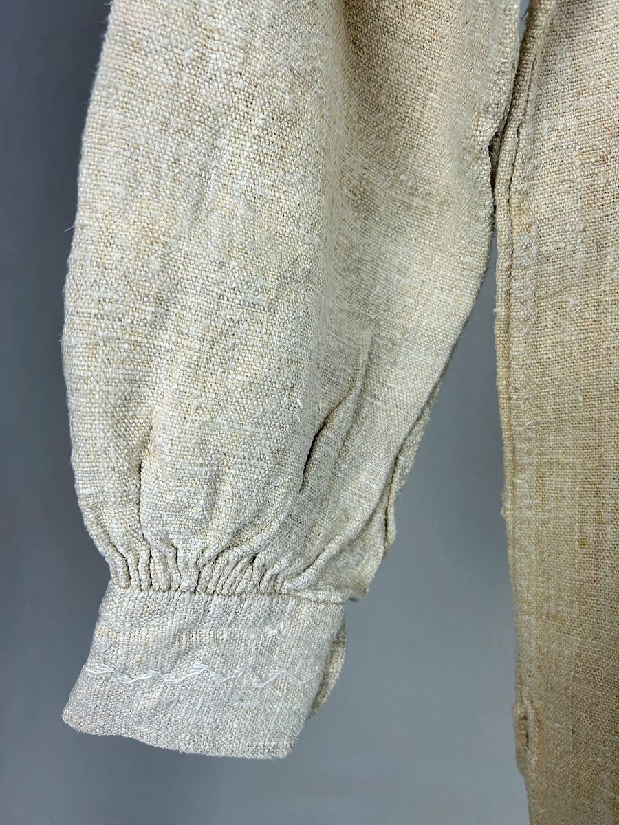 Hemp Shirt - France 19th Century-photo-4