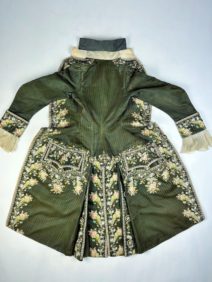 Court Coat And Vest Louis XVI Period, Modified And Feminized Around 1880 -photo-3