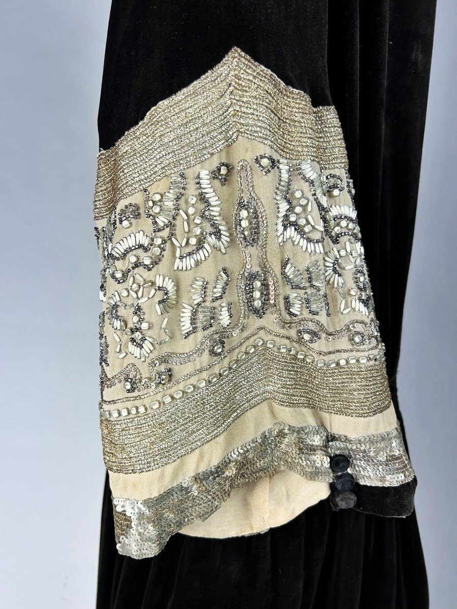 Frock Coat Dress By Jean-charles Worth Haute Couture - Paris Circa 1923-photo-3