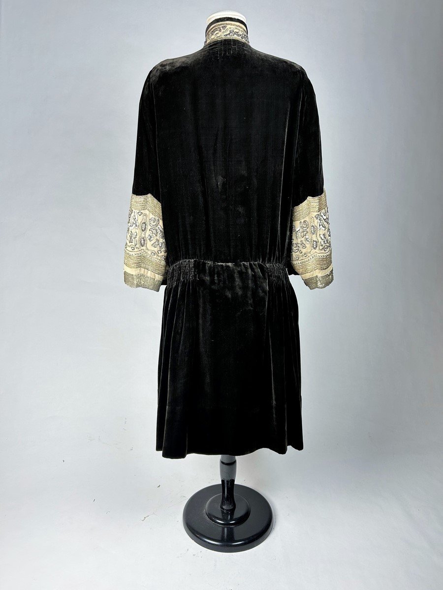 Frock Coat Dress By Jean-charles Worth Haute Couture - Paris Circa 1923-photo-4