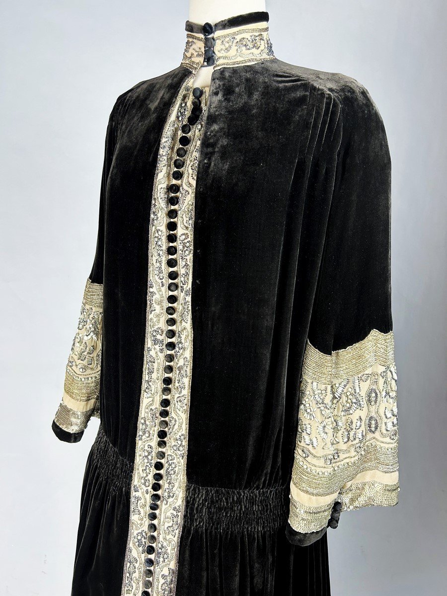 Frock Coat Dress By Jean-charles Worth Haute Couture - Paris Circa 1923