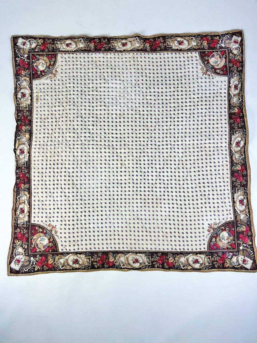 Rare Indian Quilt From The Louis XVI Period Circa 1780-photo-2