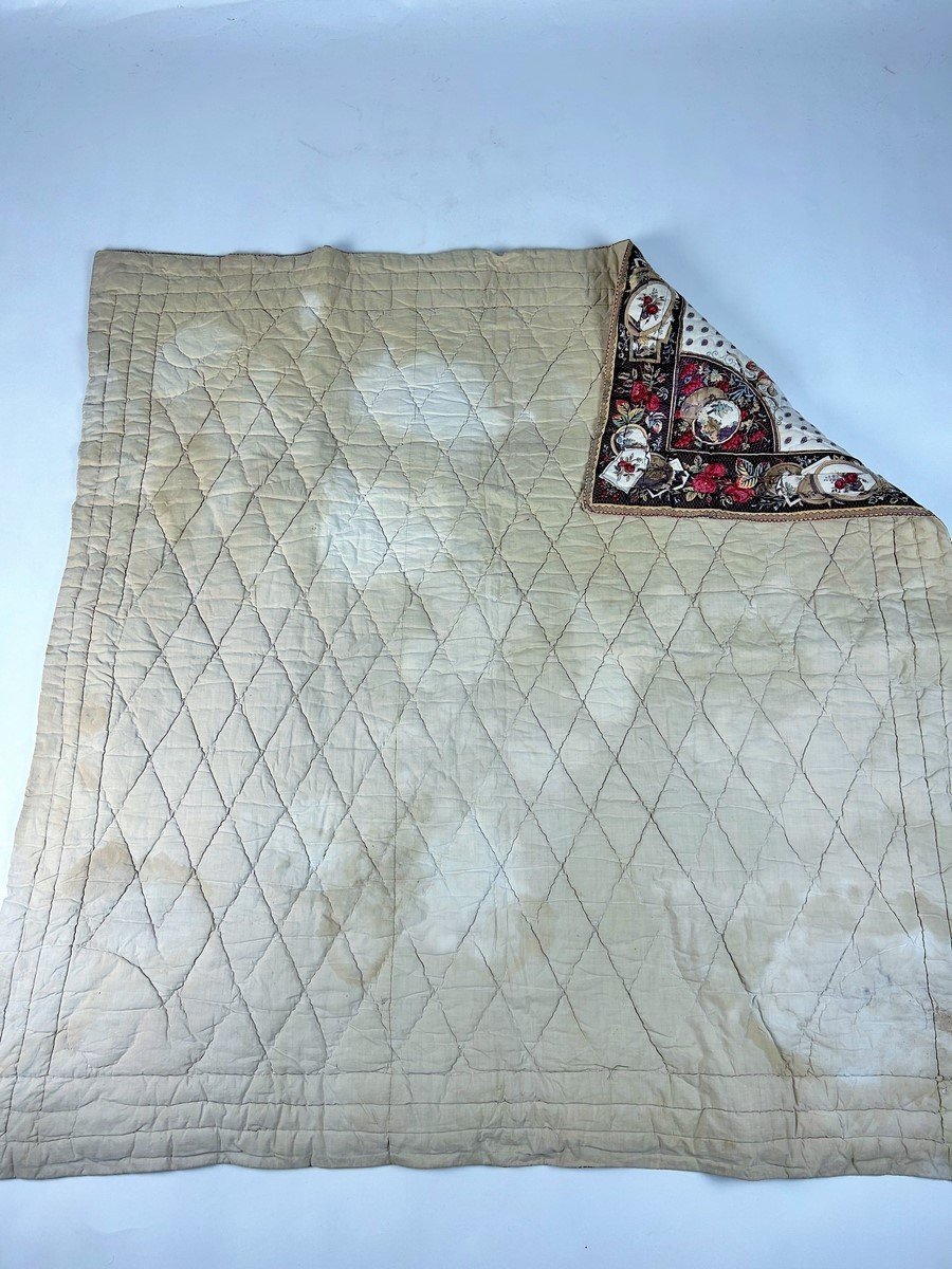 Rare Indian Quilt From The Louis XVI Period Circa 1780-photo-7