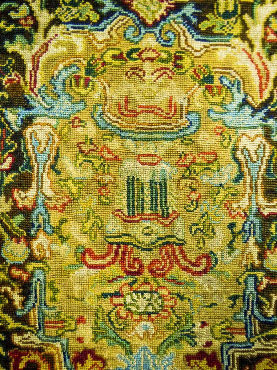 Needlepoint Tapestry - Louis XIV Period Late 17th Century-photo-4