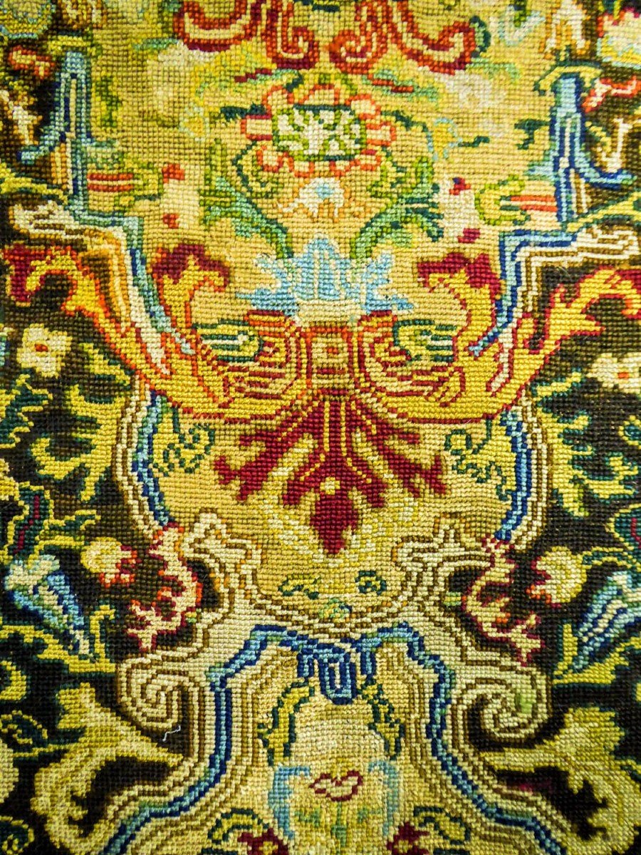 Needlepoint Tapestry - Louis XIV Period Late 17th Century-photo-5