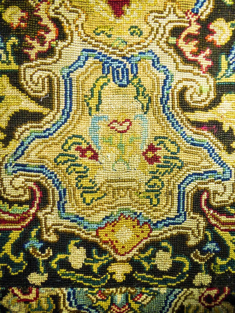 Needlepoint Tapestry - Louis XIV Period Late 17th Century-photo-6