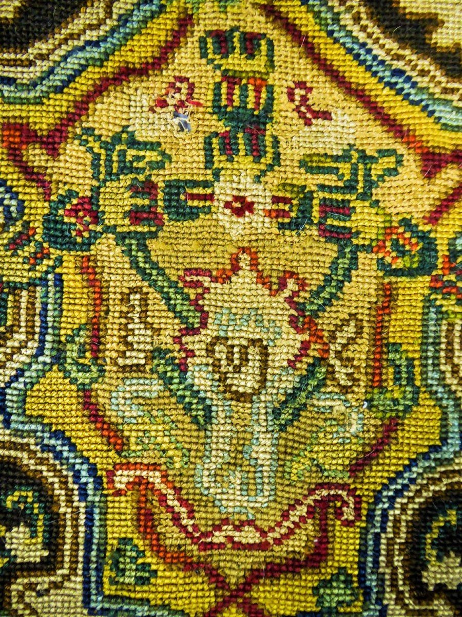 Needlepoint Tapestry - Louis XIV Period Late 17th Century-photo-7