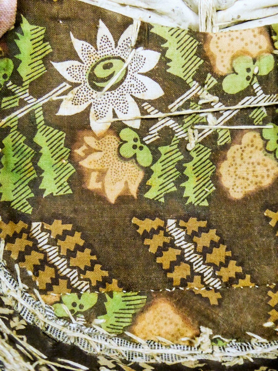 Coiffe En Cannetilles Sequins Argent Et Indienne -Allemagne Début XIXe Siècle-photo-5