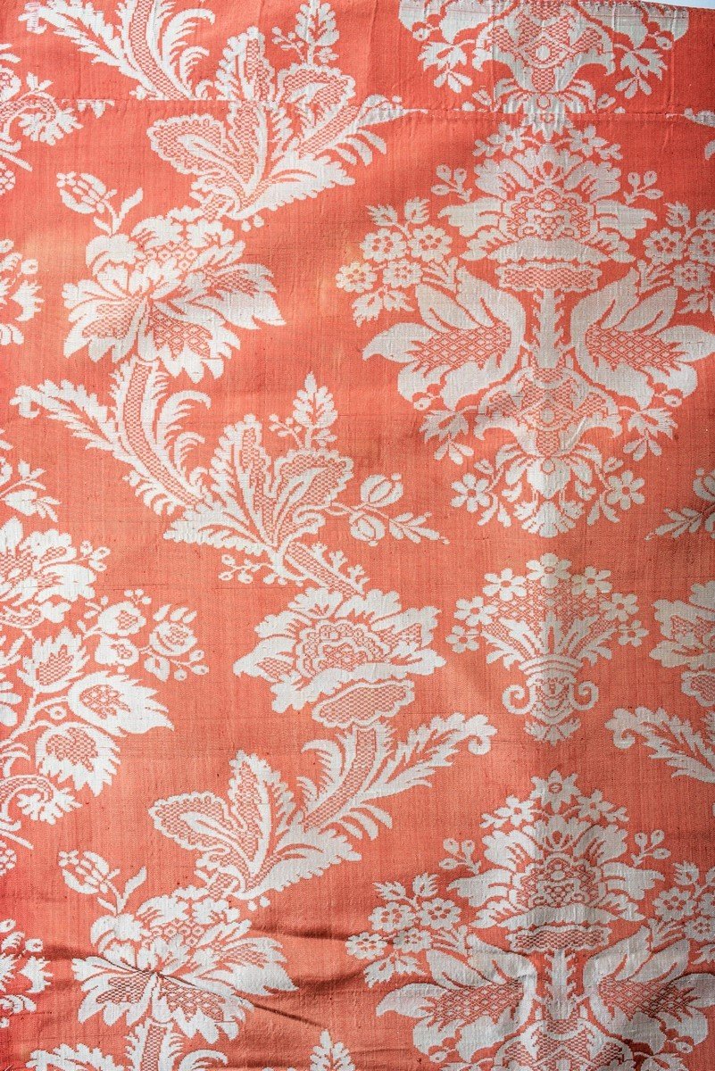 Silk Lampas - Lyon 18th Century-photo-2