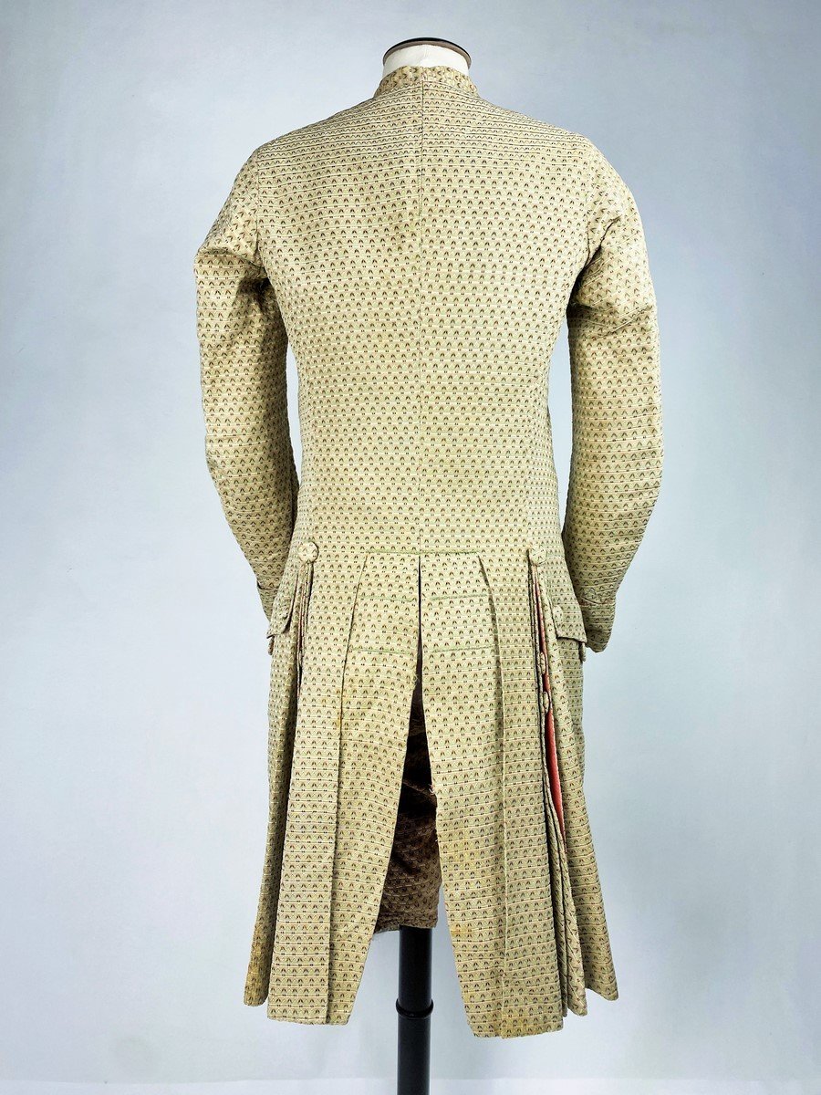 Habit Et Culotte De Gentilhomme En Velours Miniature - France Vers 1770-photo-3