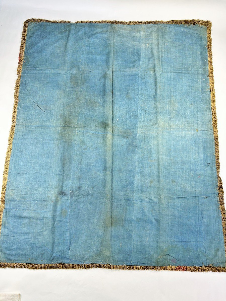 Late Renaissance Cut Velvet Table Cloth - Italy Late 16th, Early 17th Century-photo-7