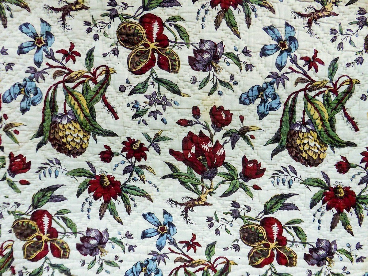 Indian Quilt – Alsace For Provence End Of 18th Century-photo-5