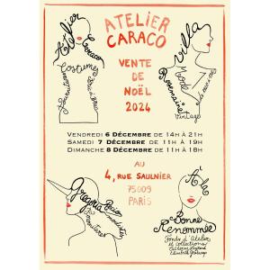 Vente De Noël à l'Atelier Caraco - Paris 6, 7 Et 8 Décembre