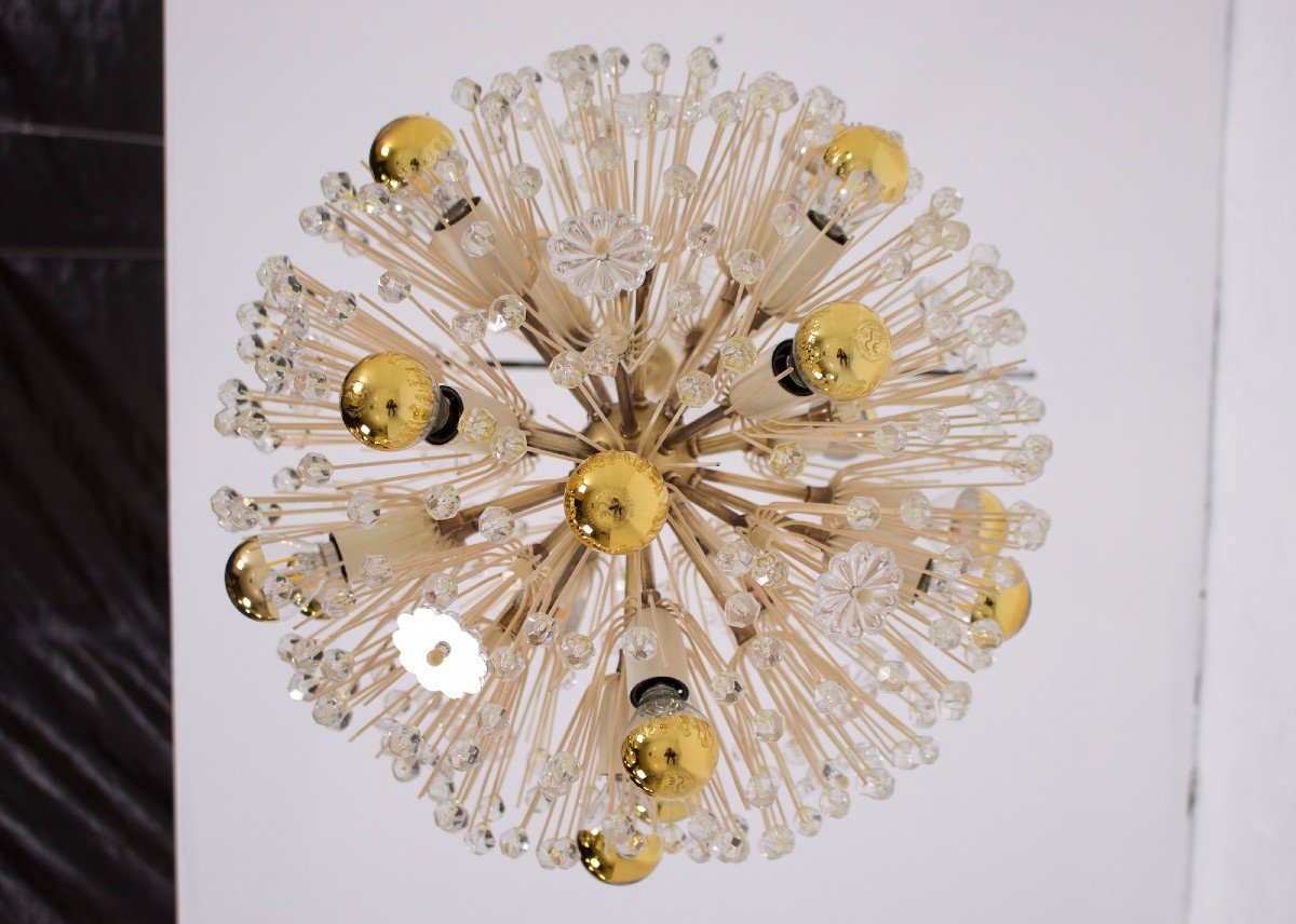 Emil Stejnar: Sputnik Chandelier "flake" / "dandelion"-photo-4