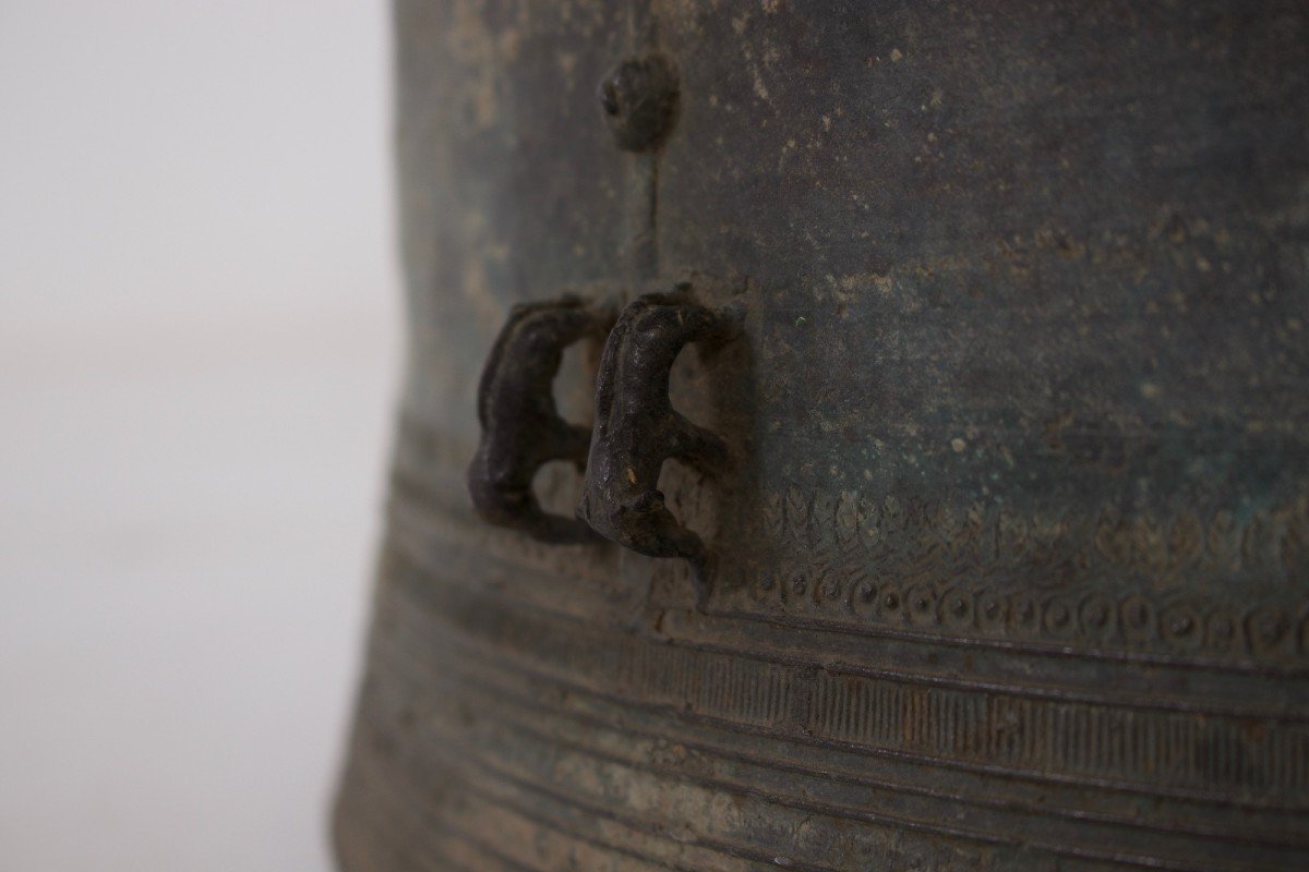 Tambour De Pluie En Bronze Birmanie  / Laos -photo-3