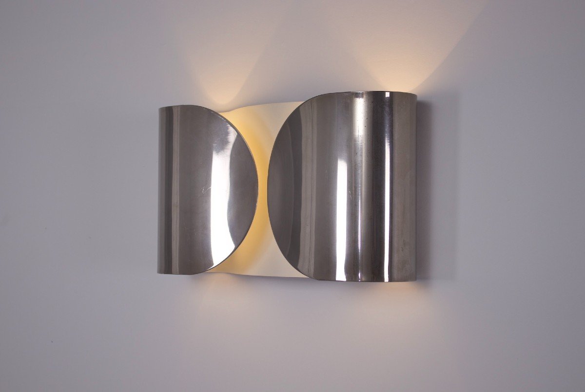 Tobia & Afra Scarpa: “foglio” Wall Lamp.-photo-2