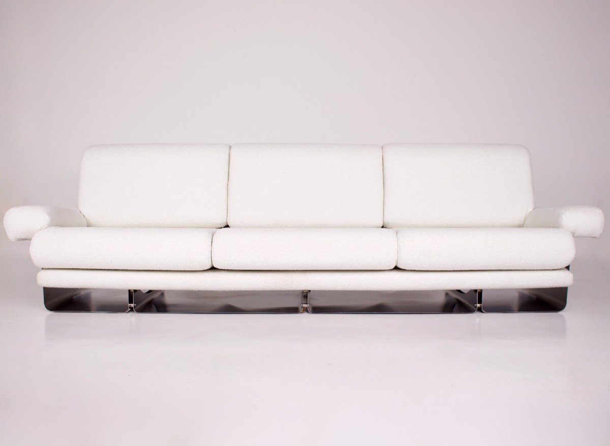 3-seater Sofa By Pierre Folie, 1970.-photo-2