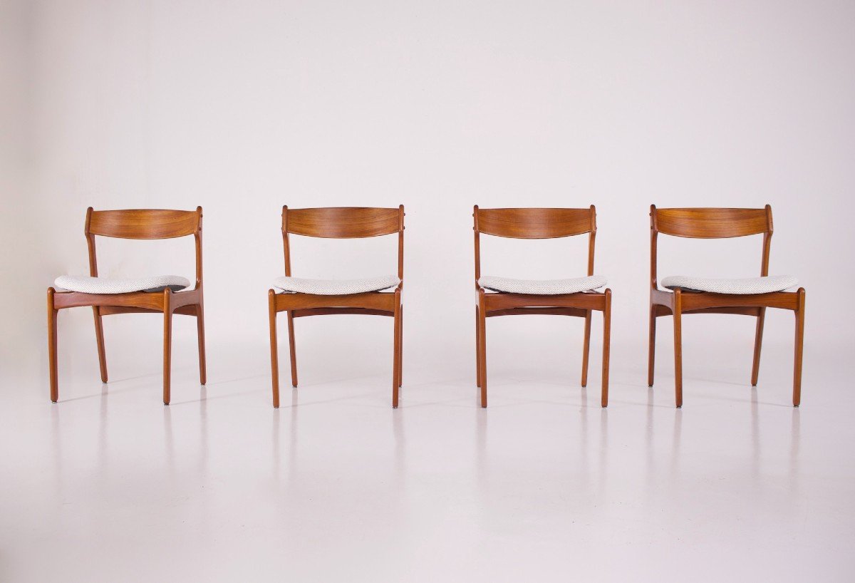 4 Chaises Danoises Erik Buch-photo-4