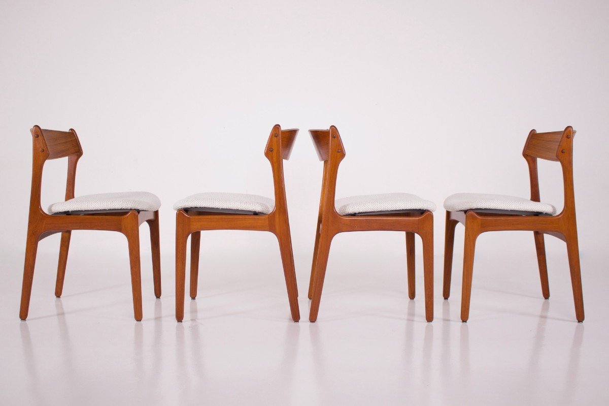 4 Chaises Danoises Erik Buch-photo-1