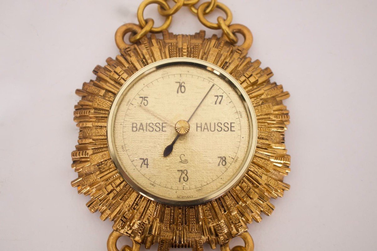 Barometer Lufft “sunburst” Thermometer-photo-2