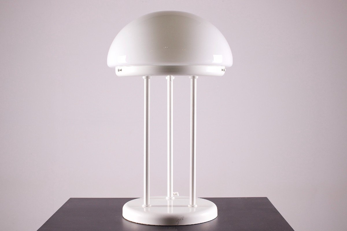 Tripod Mushroom Lamp, 1970's.-photo-3