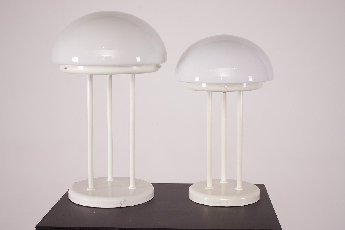 Tripod Mushroom Lamp, 1970's.-photo-4