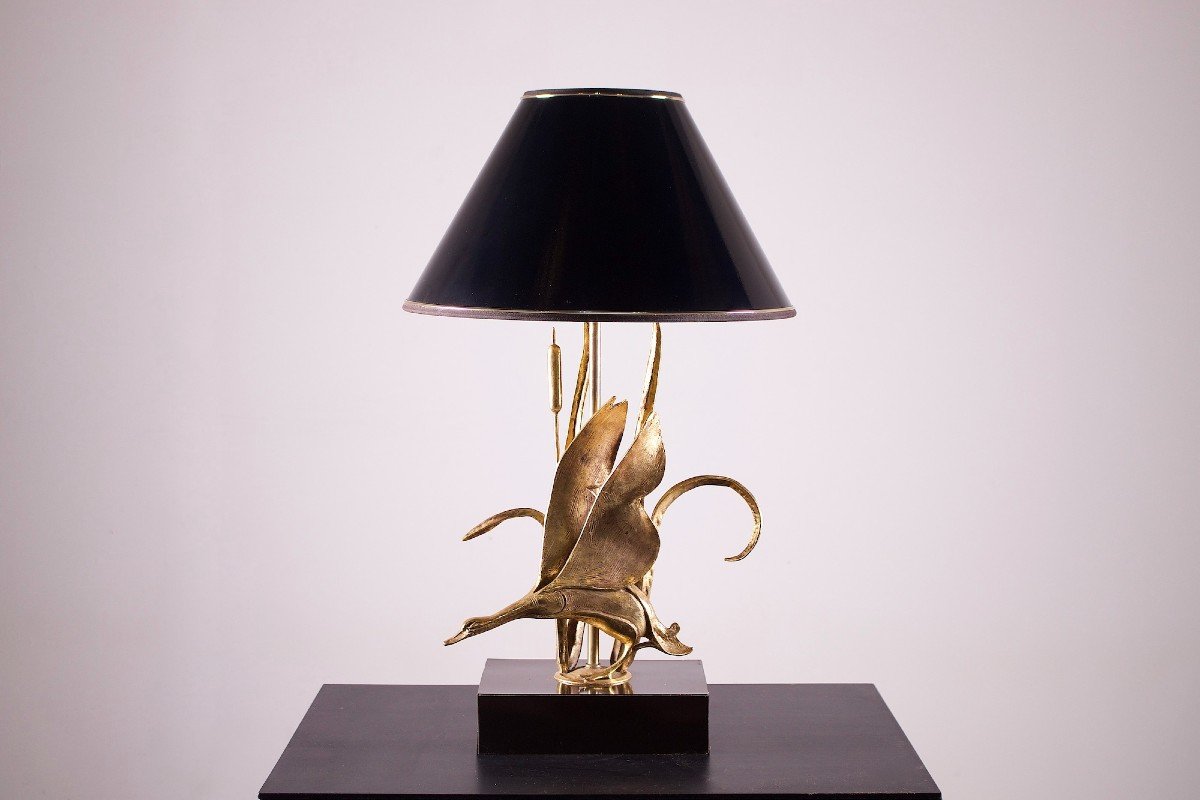 Grande Lampe Au Canard, Lanciotto Galeotti.-photo-3