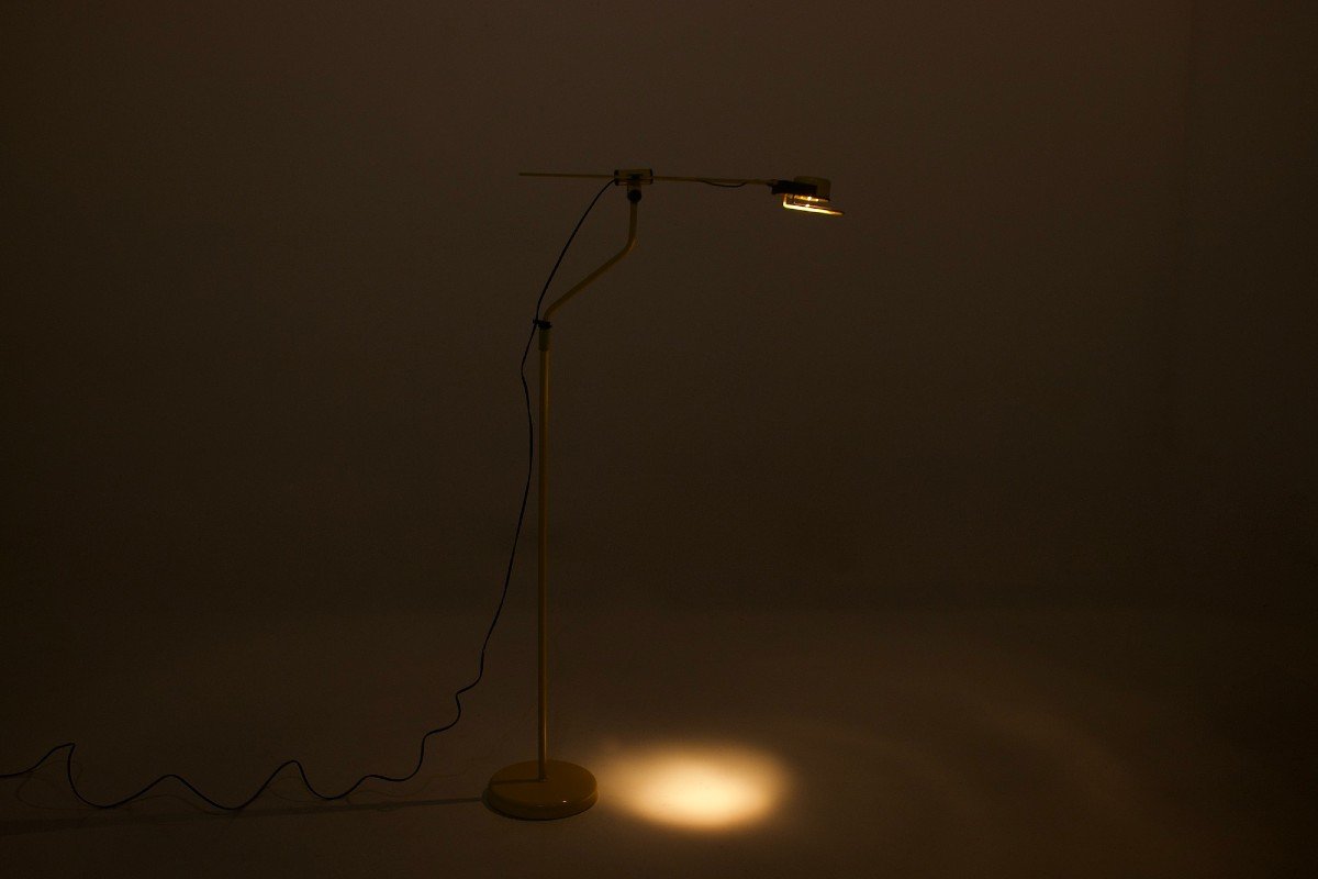 Italian Mobile Floor Lamp, 1980's-photo-3